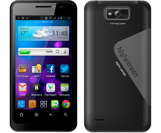 Ремонт Highscreen  Alpha GT